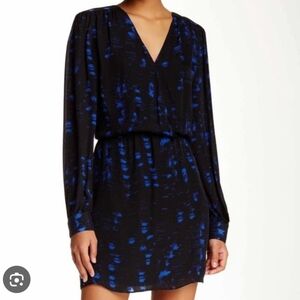 Parker Lila Surplice Long Sleeve Mini Dress